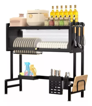 Organizador Con Tapa Escurridor Platos 1 PISO