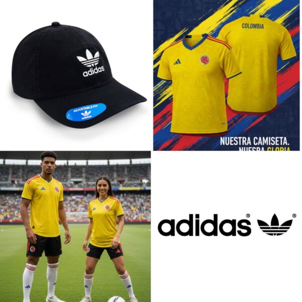 COMBO MUNDIAL CAMISETA COL + GORRA IMPORTADA