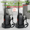 2 Radios walkie talkie Baofeng Y accesorios