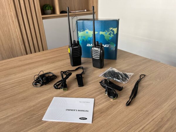 Radios 888H Baofeng x 4 und Carga Usb Tipo C