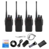 Radios 888H Baofeng x 4 und Carga Usb Tipo C
