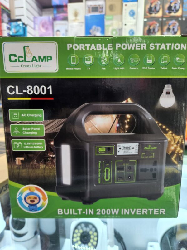 ESTACIÓN SOLAR CL 8001 – ENERGÍA DONDE QUIERAS 200w -110v