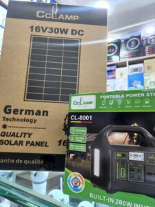 ESTACIÓN SOLAR CL 8001 – ENERGÍA DONDE QUIERAS 200w -110v