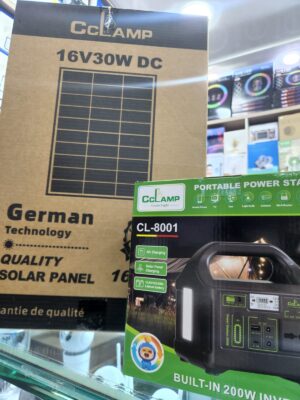 ESTACIÓN SOLAR CL 8001 – ENERGÍA DONDE QUIERAS 200w -110v